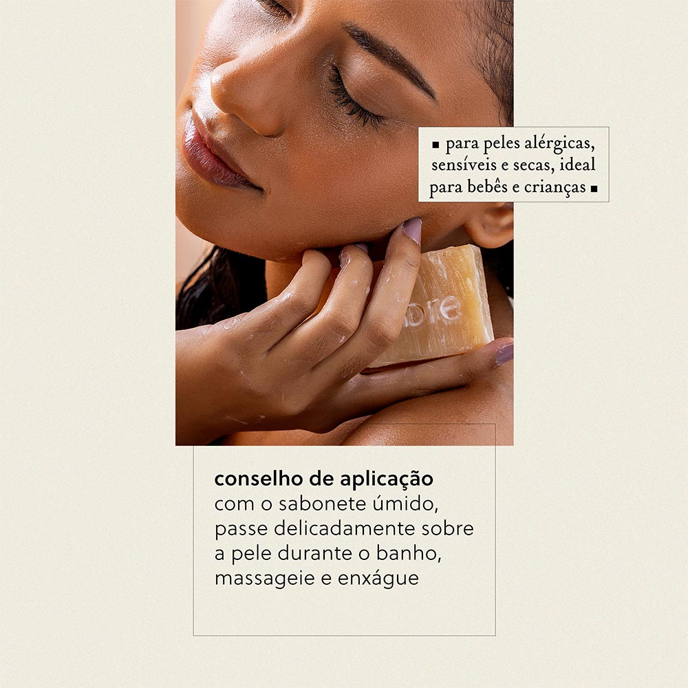 Sabonete para Peles Sensíveis ou Secas Cupuaçu e Capim Limão - 100g