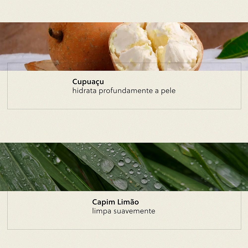 Sabonete para Peles Sensíveis ou Secas Cupuaçu e Capim Limão - 100g