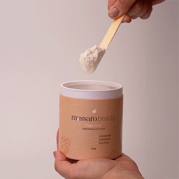 Argila Branca Calm Mask 100% Natural
