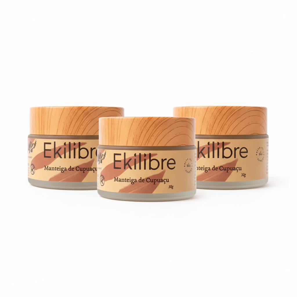 Combo 03 Hidratantes e Clareadores de Manchas Manteiga de Cupuaçu – 30g