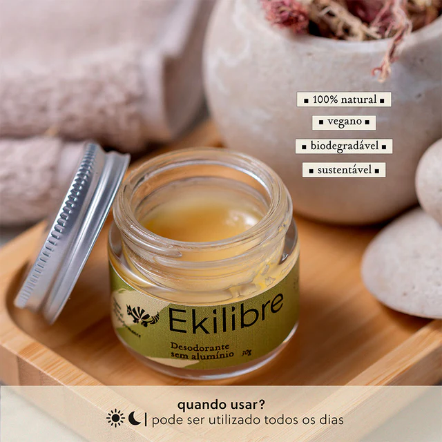 Combo 03 Desodorantes Sem Alumínio - 30g