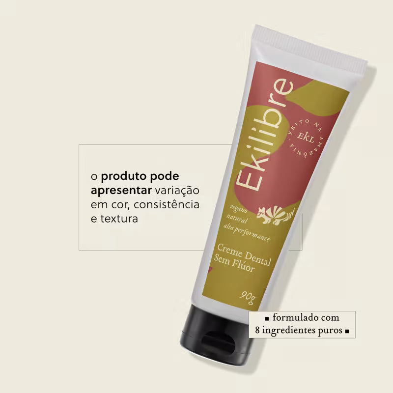 Creme Dental Sem Flúor - 90g