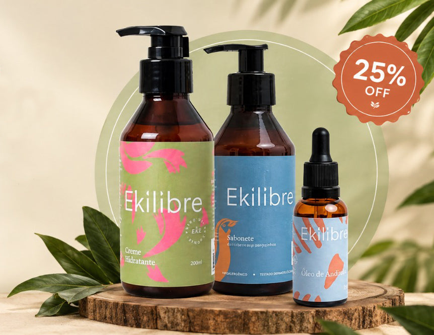 Kit Cuidado Natural Infantil Ekilibre Amazônia